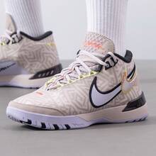 Nike LeBron NXXT Genisus EP 柔軟舒適 中幫 籃球鞋 男款 卡其色 - 卡其色 - 查看 2