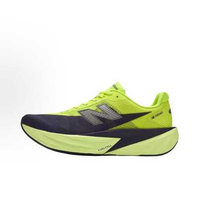  New Balance FuelCell Rebel V5 Comfortable And Soft Low-Top Casual Running Shoes, Men's, Yellow
