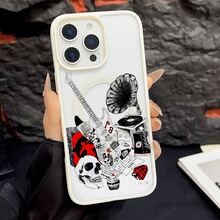 マグネット式黄ばみ防止 | 高級感あふれる2in1アクリルマグネット式スマホケース！スタイリッシュで手触りも良く、実用的な保護機能とマグネット式・耐衝撃設計を融合させた、高級感あふれるケースです。 ギター蓄音機レコードスケルトングラフィティパンダブーツ爆弾ケーキケース  11  17e 手机壳  17e 手机壳 家族、恋人、友人、そして子供たちへのプレゼントに最適です。  15 Pro Max/Apple  Air/15 Plus/ 13 pro/17 Pro Max/14 Pro Max/13/14 Plus/15 Pro/16 Pro/14 Pro/13 Pro Max/12/16e/15/17/16 Pro Max/17 Pro/11 Pro/16 Plus/14/16/11 Pro Max/17e/12 Pro/12 Pro Max - ホワイト - チェックする 10
