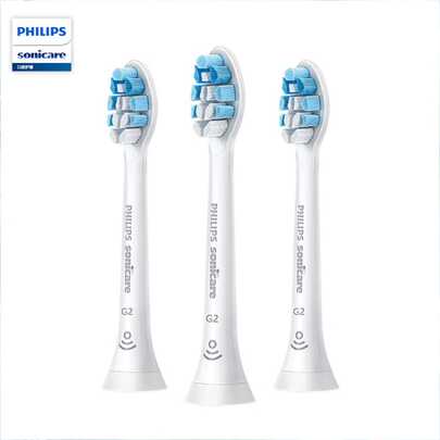  Cabezales de repuesto para cepillo de dientes eléctrico Philips HX9033/67 Sonicare G2 Optimal Gum Care (paquete de 3). Elimina 7 veces más placa que el cepillo manual. Emparejamiento con modo BrushSync. Compatible con la mayoría de las series HX/3/6/9.