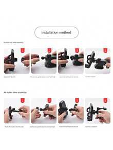 Universal Windshield Car Phone Holder, 360° Rotating Mobile Cell Support Smartphone Mount Stand - Compatible With IPhone - A - View 4