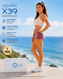 LifeWave X39 Patches - Supports Improvements Of Strength And Stamina,Body Care - Supports Improved Exercise Performance - No Or Stimulants - Innovative Patch Technology For Enhanced Wellness -30 Pieces Per Piece For A Total Of 90 Pieces,Keep Your Body Healthy And Rejuvenate You,Can Be Used Both Morning And Evening,Halloween Gift. - 2 cái - Xem 1