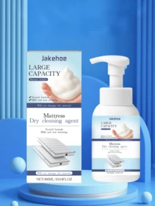 1 pièce/150 ml/300 ml Nettoyant pour matelas et nettoyant à sec - Nettoyage sans eau, élimination super efficace des taches, grande capacité, conception sans démontage, nettoie en un seul passage, élimine les taches sans laisser de traces - L'outil et le produit de nettoyage ultime pour nettoyer toutes les surfaces en tissu de votre maison - Liquide - Voir 11
