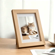 1pc Pet Photo Frame, Desktop Display Photo Frame Suitable For Pet Lovers, Home Decor Photo Holder, Multifunctional Pet Photo Frame, Home And Office Desktop Decor Photo Frame - one-size - View 9