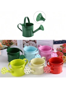 1 pieza Rociador floral de metal pequeño para jardinería, Regadera mini - Multicolor - Ver 7