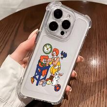 Appleおよびスマートフォンに対応。プレミアムTPU素材を使用し、エアバッグ落下保護設計を採用。IDカード用のカードホルダー付き。 ピエロ子供の熊時計鳥ウサギボールブロックケース  11  17e 手机壳  17e 手机壳 家族、恋人、友人、そして子供たちへのプレゼントに最適です。  16 Pro Max/11 Pro/16 Pro/A53 5G/16 Plus/17e/A26 5G/16/14 Pro Max/12 Pro Max/A54 5G/14 Pro/14/A15 5G/12/A35 5G/A34/A36 5G/15 Pro Max/ 13 pro/15 Plus/17/12 Pro/15 Pro/A56 5G/Apple  Air/17 Pro Max/13/A25/A55 5G/15/11 Pro Max/A14/13 Pro Max/14 Plus/16e/17 Pro - クリア - チェックする 4