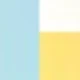 [3pcs] White + Blue + Yellow