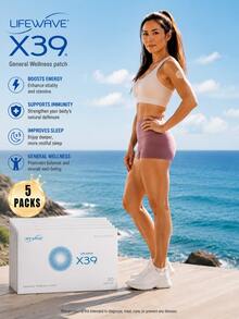 LifeWave X39 Patches - Supports Improvements Of Strength And Stamina,Body Care - Supports Improved Exercise Performance - No Or Stimulants - Innovative Patch Technology For Enhanced Wellness -30 Pieces Per Piece ,Keep Your Body Healthy And Rejuvenate You,Can Be Used Both Morning And Evening,Halloween Gift. - 5pcs - 查看 3