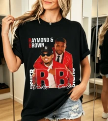 Usher Raymond Chris Browns Tour 2026 R&B, 100% Cotton T-Shirt, 2000s Style, For Fans - Black - View 1