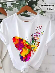 Women'S Short Sleeve T-Shirt - Blanco - Ver 1