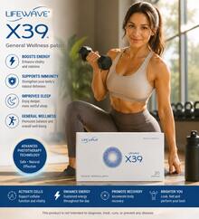 LifeWave X39 Patches - Supports Improvements Of Strength And Stamina - Supports Improved Exercise Performance - No  Or Stimulants - Innovative Patch Technology For Enhanced Wellness - 30 Patches - 1 - 查看 2