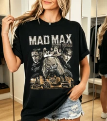 Mad Max: Fury Road, Vintage 100% Cotton T-Shirt, For Fans - Black - View 1