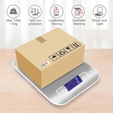 1个厨房秤，重量秤，食物秤，高精度秤，电子咖啡秤，厨房数字秤，烘焙秤 - 小型厨房配件，采用易于清洁的不锈钢材质制成 - 多色 - 查看 1