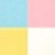 [4 piezas] Rosa + Blanco + Azul + Amarillo