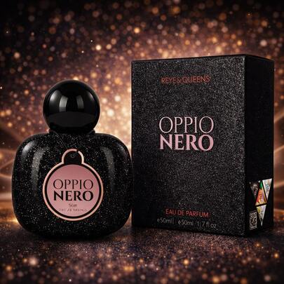 EverlyX Oppio Nero Eau De Parfum Perfume 80ml - Intense And Sophisticated Fragrance With Sweet And Woody Notes For Women - Elegant, Sensual Aroma ✅ Shipping In 24/72h To Spain (Peninsula)