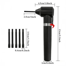 Bộ 50 lọ mực trộn, máy trộn màu kèm que khuấy, máy trộn màu điện tử dùng cho mực vẽ lông mày và trang điểm (không bao gồm pin) - Xem 3