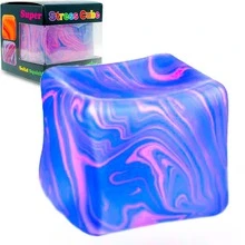 NeeDoh Đồ chơi bóp hình khối xoáy, bóng giảm căng thẳng Nee Doh Nice Cube dùng hàng ngày. - Nhiều màu - Xem 8