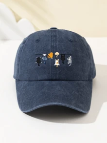 1pc Women's Soft Top Baseball Cap With Climbing Cat Print, Breathable Adjustable Brim, Suitable For Daily Outings, Vacation, Camping, Outdoor Sports, Truck Drivers, Holiday Gift- Hats For Women,Women Baseball Cap,Trucker Hats For Women,Beach Hat,Gorras Para Hombre,Unisex Sun Hat,Outdoor Sun Cap,Valentine Theme Cap,Daily Wear Hat,Beach Baseball Cap,Casual Sports Cap,Adjustable Baseball Cap,Street Style Cap - A - Xem 15