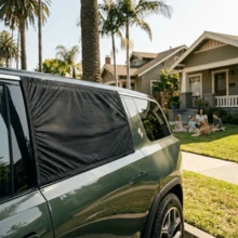 通用型汽車車窗遮陽防蚊網罩 全覆蓋車門防蚊窗簾 - SUV後擋 - 查看 2