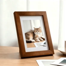 1pc Pet Photo Frame, Desktop Display Photo Frame Suitable For Pet Lovers, Home Decor Photo Holder, Multifunctional Pet Photo Frame, Home And Office Desktop Decor Photo Frame - one-size - View 7