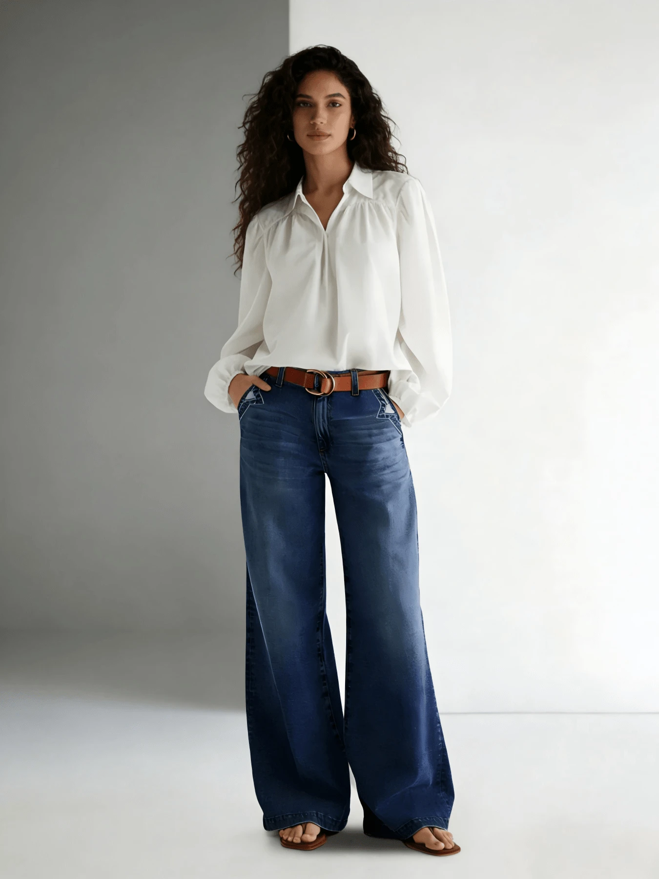 Women's Casual Everyday Commute Versatile American Street Style Jeans Spring,Jeans,Jeans For Women,Summer Outfits For Women,Summer Clothes,Beachwear,Vacation Outfits Women,Vacation Essentials - N02深藍 - 查看 1