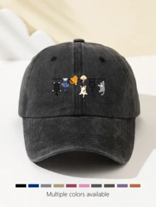 1pc Women's Soft Top Baseball Cap With Climbing Cat Print, Breathable Adjustable Brim, Suitable For Daily Outings, Vacation, Camping, Outdoor Sports, Truck Drivers, Holiday Gift- Hats For Women,Women Baseball Cap,Trucker Hats For Women,Beach Hat,Gorras Para Hombre,Unisex Sun Hat,Outdoor Sun Cap,Valentine Theme Cap,Daily Wear Hat,Beach Baseball Cap,Casual Sports Cap,Adjustable Baseball Cap,Street Style Cap - A - Xem 1