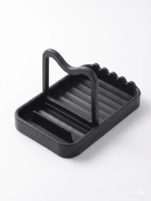 Multifunctional Pot Lid Holder Rack Keeps Countertop Dry Anti Rust Spoon Rest Stovetop And Kitchen Counter Kitchen And Apartment Easy To Clean Heat Resistant Pot Lid Rest Clever Storage Solution Aesthetic Kitchen Decor Housewarming Gift - Multicolor - View 15