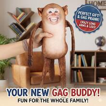 Mischief Monkey Plush With Magnet Inside - 9.8-Inch Hanging Prankster For Fridge Fun & Surprise Animal Decor, Office Game Gag Meme Gift Or Playful Accessory For Monkey Business Enthusiasts! - Nhiều màu - Xem 6