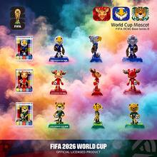【FIFA官方授权】2026世界杯吉祥物套装（加拿大枫叶、墨西哥扎尤、美国克拉奇，6厘米/2.36英寸，3件套）足球收藏人偶玩具，球迷纪念品 6DZB - 26FWC Collector's Memorabilia - 查看 4