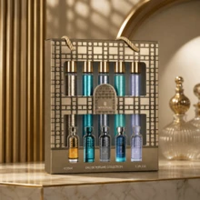 Grey Eau De Parfum Gift Set 5 X 35ml – Long-Lasting Unisex Perfume Collection, Elegant Design - Various Fragrances - View 1