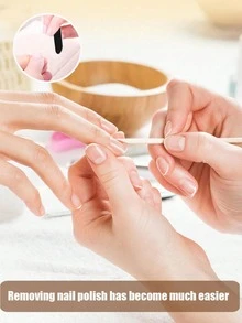 30件套一次性卸甲工具套装（卸甲棒+指甲锉），美甲护理工具套装，便携式迷你指甲清洁器套装，双面砂纸指甲锉，适用于卸甲、足部护理及美甲沙龙使用 - 彩色 - 查看 2