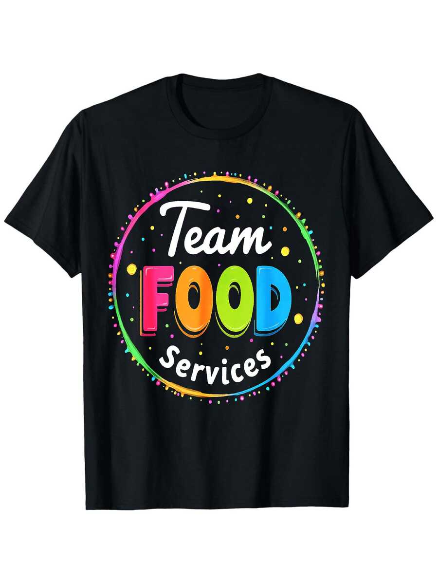 Men's Food Science Graphic T-Shirt In Sizes S-XXXL, Casual Crew Neck, Short Sleeves, Stretch Fabric, Perfect For Chefs, Dietitians, Restaurant Staff, Suitable For All Seasons - 黑色 - 查看 1
