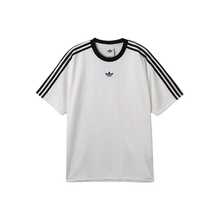 Áo thun tay ngắn dáng rộng kẻ sọc adidas Originals ADICOLOR JACQUARD, Unisex, Trắng/Đen - trắng - Xem 11