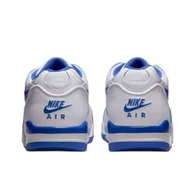 Nike Air Flight 89 Hyper Royal：舒适、多功能、防滑、耐用的低帮篮球鞋，白色和蓝色。 - 白色 - 查看 5