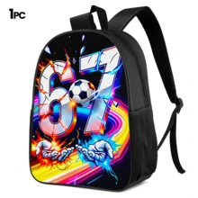 3pcs/Set Student Backpack, Messenger Bag, Pencil Case, Boys' Large Capacity Compartment Backpack, Back To School Supplies Storage, Travel Storage Bag, Suitable For School, Class, Outdoor Sports - A - View 15