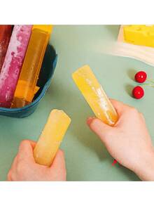50pcs Sealed Popsicle Bags - 230ml Yogurt Popsicle Mold Bags Disposable Plastic Popsicle Mold Bags Suitable For Homemade Popsicles, Beverages, Cocktails, Party Supplies - Multicolor - View 3