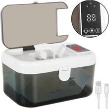 Wipe Warmer, 3 Temperature Modes, 55/60/65 Celsius, Compatible With 80 Wipes, With Light - 卡其色 - 查看 1