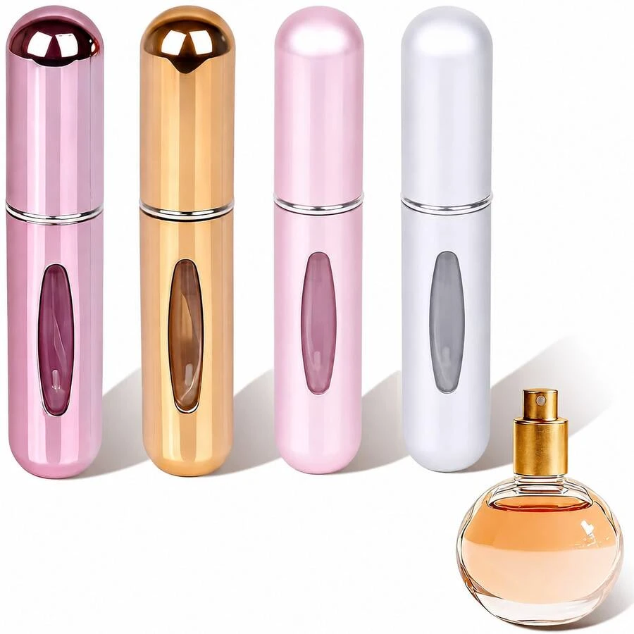 Refillable Perfume Atomizer Bottle, Portable Mini Travel Perfume Spray For Women & Men, Travel Size Scent Pump Case For Travel Accessories - 查看 1