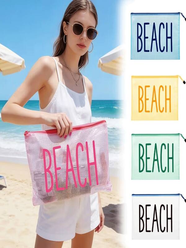 Bolsa de tofu de color dopamina minimalista, bolsa de viaje para mujeres, bolsa de gran capacidad portátil, bolsa de malla de gran capacidad para cosméticos, bolsa de malla de viaje portátil y colorida para almacenamiento, bolsa de viaje esencial, puede contener protector solar, bocadillos, bikini y artículos de playa, adecuada para la escuela, vacaciones, útiles escolares, neceser, neceser impermeable, bolsa de cosméticos, neceser esencial para cruceros, neceser de viaje para mujeres, artículos de baño, diseño unisex