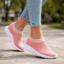 Women's Casual Sock Sneakers – Comfort And Style In Every Step - Naken - Visa 3