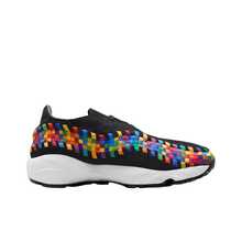 Adidas Giày Nike Air Footscape Wovens "Rainbow" - Thoải mái, thời trang, chống trượt, bền bỉ, nhẹ, giày thể thao cổ thấp dành cho nữ, màu đen. - màu đen - Xem 2