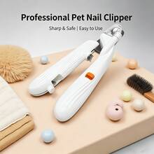 Cat & Dog Nail Clippers - Sharp Stainless Steel Blades, No Overcutting - View 1