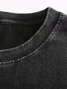 Plus Size, Women's Plus Size Vintage Cherry & Sweet Lettering T-Shirt - Oversized Loose Fit Casual Blouse, Spring Summer Wardrobe Essential, Comfortable Casual Attire for Curvy Women ( Sizes) - Machine Washable Tunic Top 10/10 for Plus - Negro - Ver 4