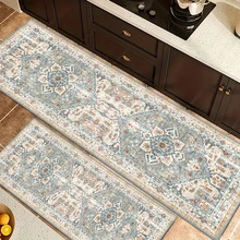 1 buah Karpet Panjang Bohemian Biru Muda, Karpet Dekoratif, Dekorasi Kamar Tidur, Alas Lantai, Karpet, Dekorasi Rumah, Karpet Ruang Tamu, Karpet Ruang Tamu Kecil, Karpet Kamar Tidur, Dekorasi Rumah Ruang Tamu, Karpet Luar Ruangan, Karpet yang Dapat Dicuci - Beraneka warna - View 2