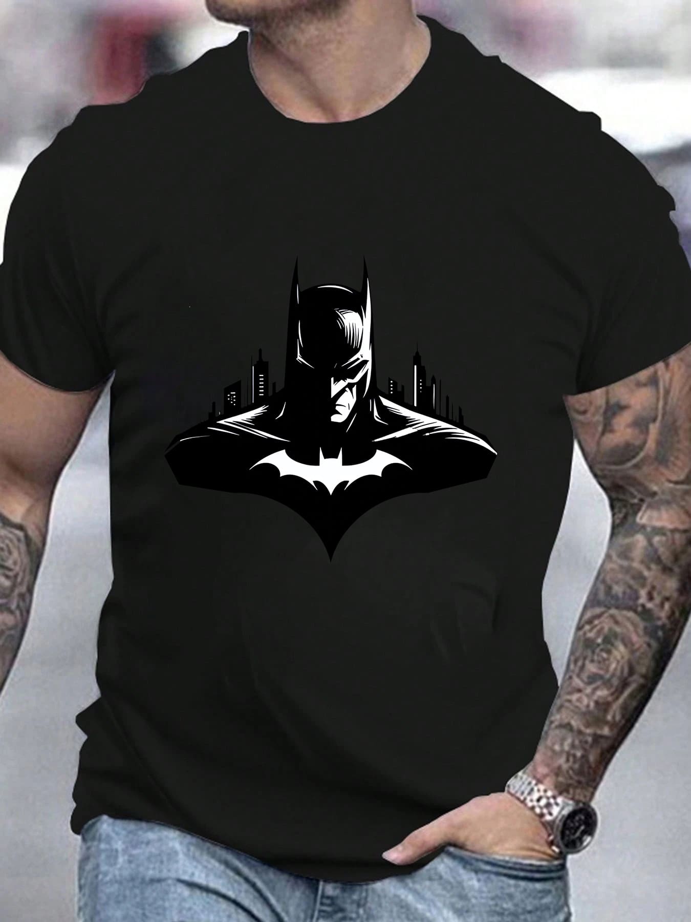 Men T-Shirts - Black - View 1