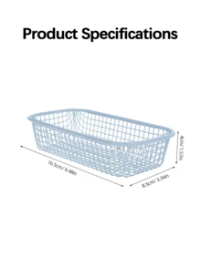 Stationery Storage Basket, Suitable For Home Keys, Data Cables, School, Office, Student Stationery, Girls' Cosmetics, Children's Toys And Other Small Items Storage - Multicolor - View 4