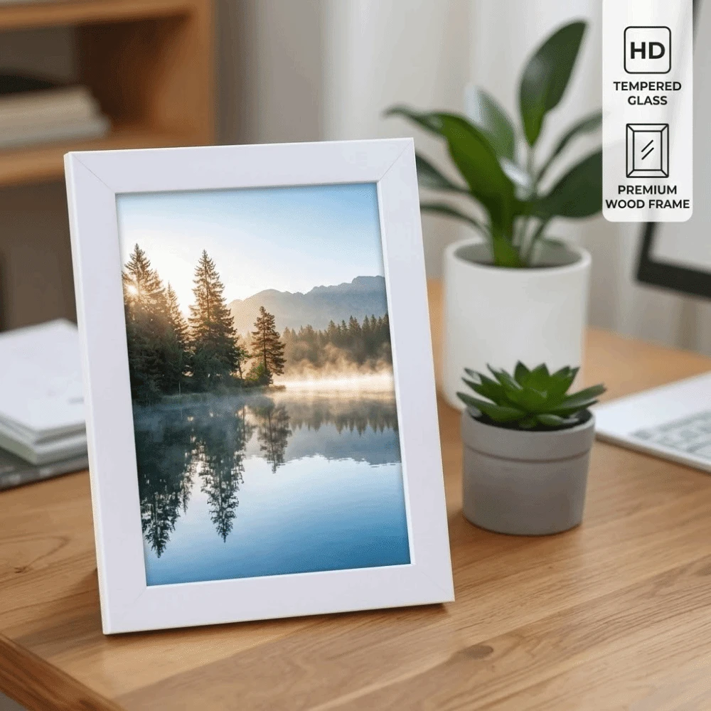 5/7/8 Inch Wooden Photo Frame Plant Specimen Holder Creative Desktop Ornament Picture Display Frame Fashion - Multicolor - View 1