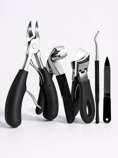 High Precision Professional Nail Clipper Set, Suitable For Thick Nails, Ingrown Nails, Side Cutting, Nail Trimming, Manicure Supplies, Manicure Tools, Manicure Art Tools, Back To School Season, Manicure, Nail Sticker Tools, Nail Care Tools