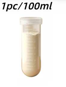 1/5/10pcs Graduated Milk Powder Storage Tube Leak Proof Screw Lid Infant Formula Container Portable Travel Snack Fruit Powder Storage Bottle - Transparent - View 13