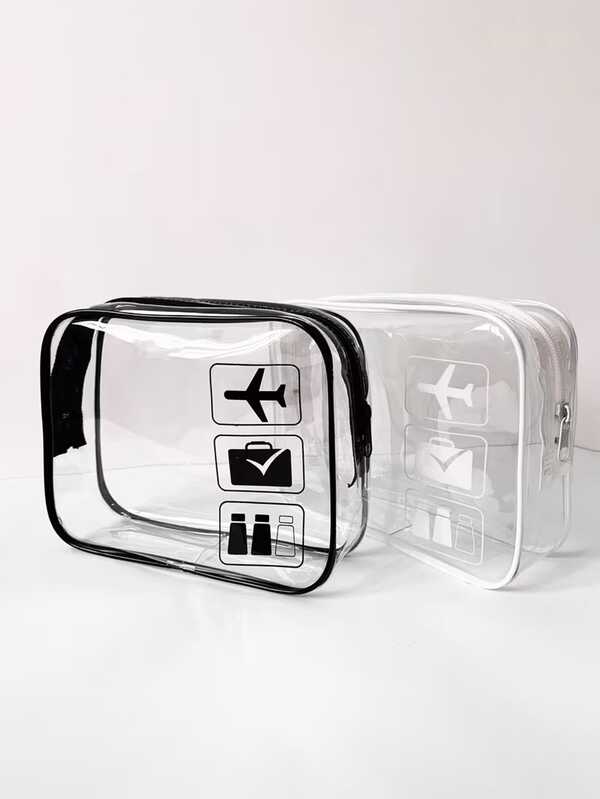 TSA-Certified Transparent Toiletry Bag – A High-Quality Travel Cosmetic Bag, Suitable For All Seasons, Size Perfect For Airport Carry-On Luggage. The Transparent Design Allows For Easy Viewing And Perfectly Stores Skincare And Makeup Products. Airport Carry-On Toiletry Travel Bag.